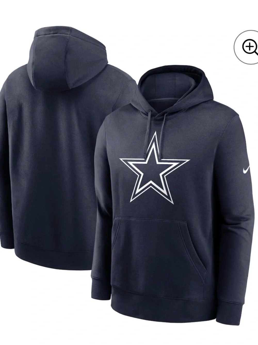 Nike Dallas Cowboy Navy Blue Dri-FIT Hoodie